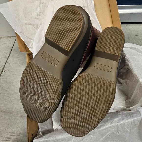 Sperry Mens Saltwater Duck Boot Blk/Amaretto Size 9.5 New - Picture 9 of 9